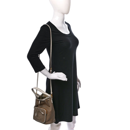 Prada Jacquard Logo Mini Bucket Crossbody Bag Corda Talco 3 of 10