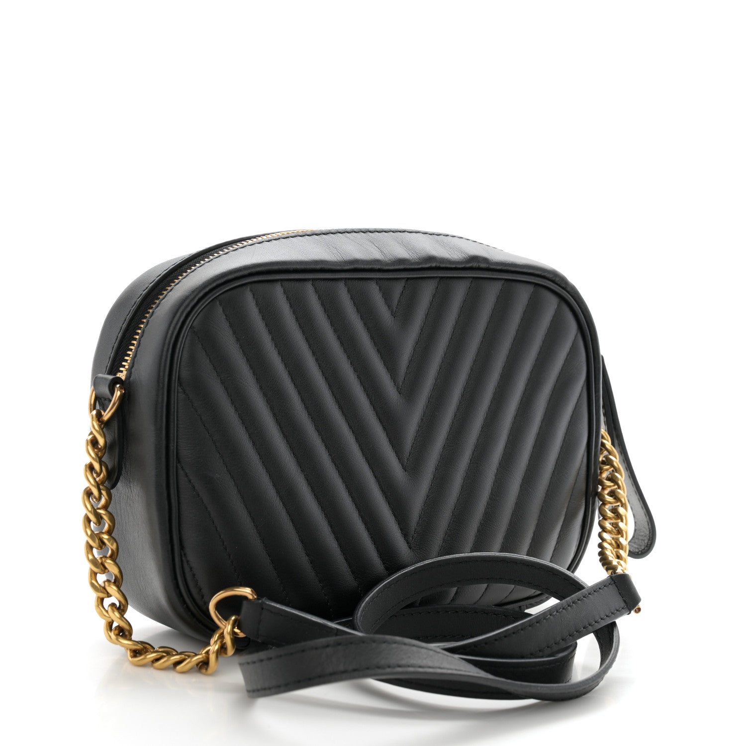 Louis Vuitton Calfskin New Wave Camera Bag Black 3 of 10