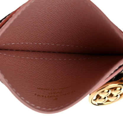 Louis Vuitton Monogram LV Charms Card Holder Rose Ballerine 5 of 6