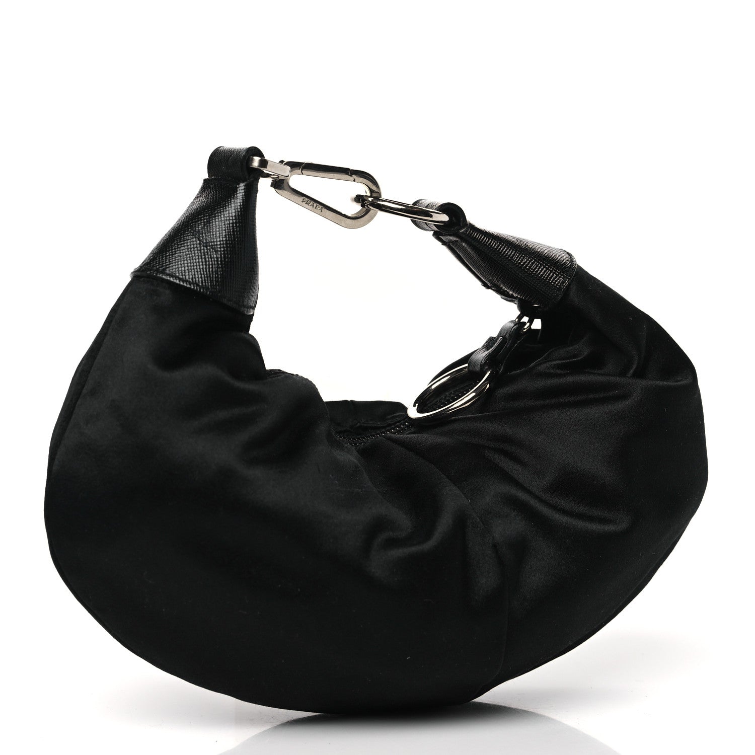 Prada Tessuto Nylon Saffiano Re-Edition 2006 Shoulder Bag Black 4 of 11