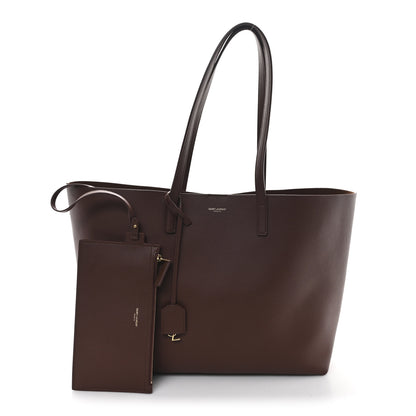 Saint Laurent Calfskin Large Shopping Tote Brandy 4 of 11