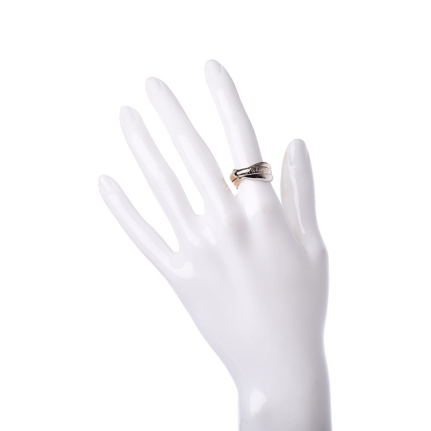18K Pink Yellow White Gold Classic Les Must De Trinity Ring 52 6