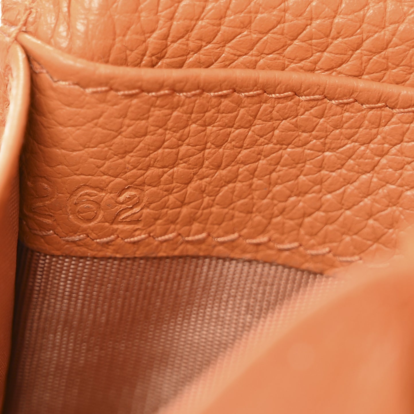 Vitello Phenix Card Holder Papaya