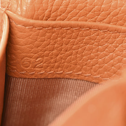 Miu Miu Vitello Phenix Card Holder Papaya 7 of 8