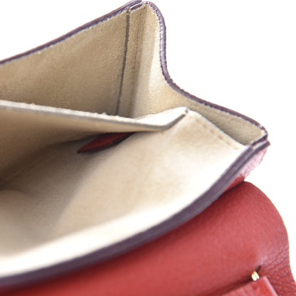 Chloe Grained Lambskin Mini Drew Shoulder Bag Plaid Red 7 of 16
