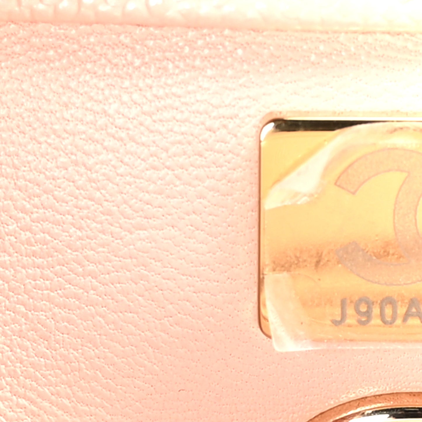 Caviar Quilted Mini Coco Handle Flap Light Pink
