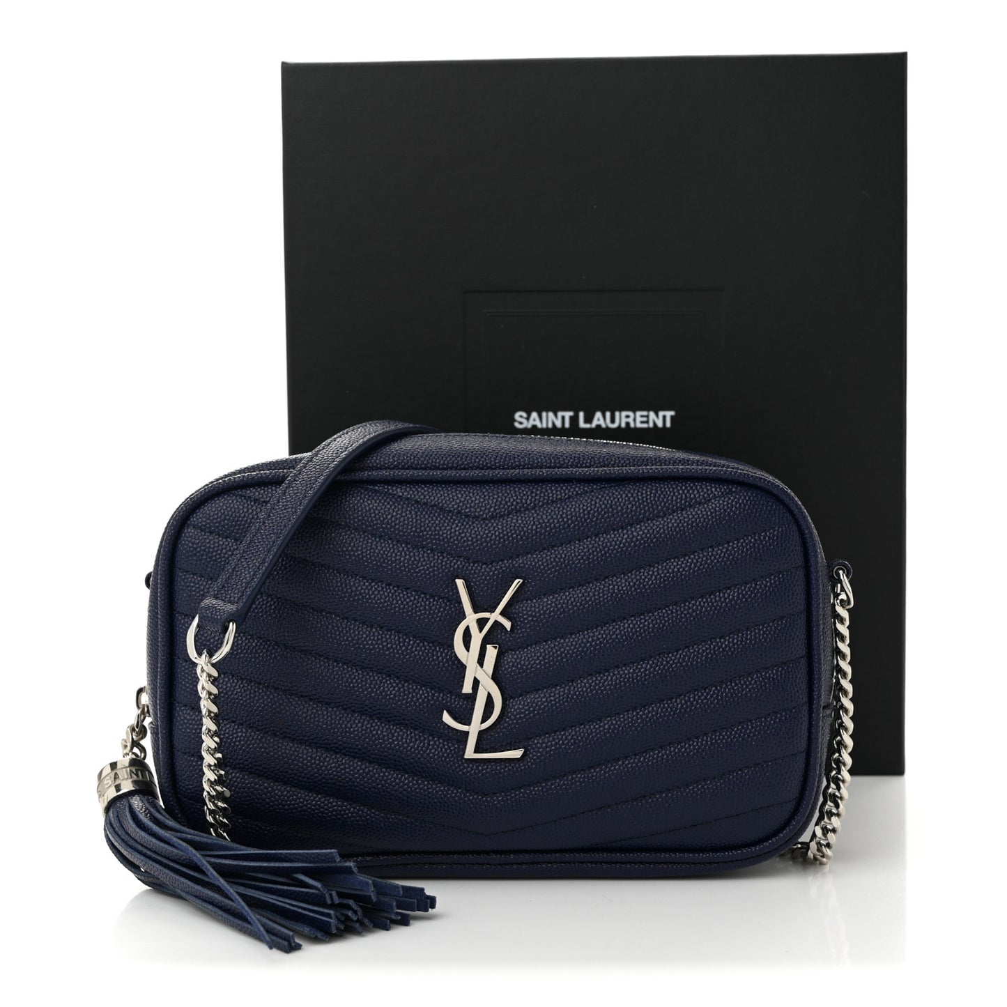Grain De Poudre Matelasse Monogram Mini Lou Camera Bag Azure Blue