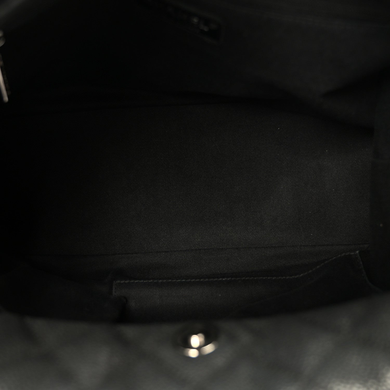 Chanel Iridescent Caviar Quilted Lady Pearly Tote Black 5 of 10
