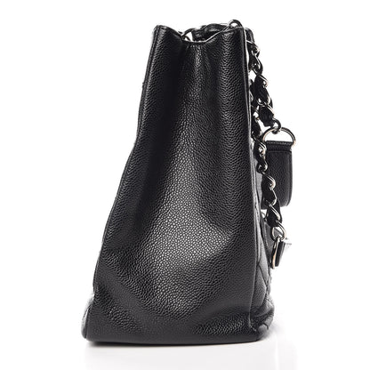 Chanel Caviar Quilted Grand Shopping Tote GST Black 11 of 12