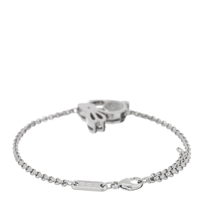 Chopard 18K White Gold Diamond Good Luck Charms Rabbit Bracelet 2 of 3