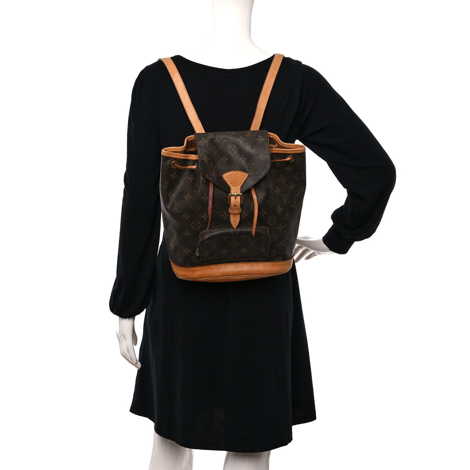 Louis Vuitton Monogram Montsouris MM Backpack 3 of 10