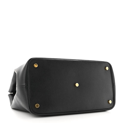 Tom Ford Pebbled Calfskin Medium Petra Bag Black 4 of 10