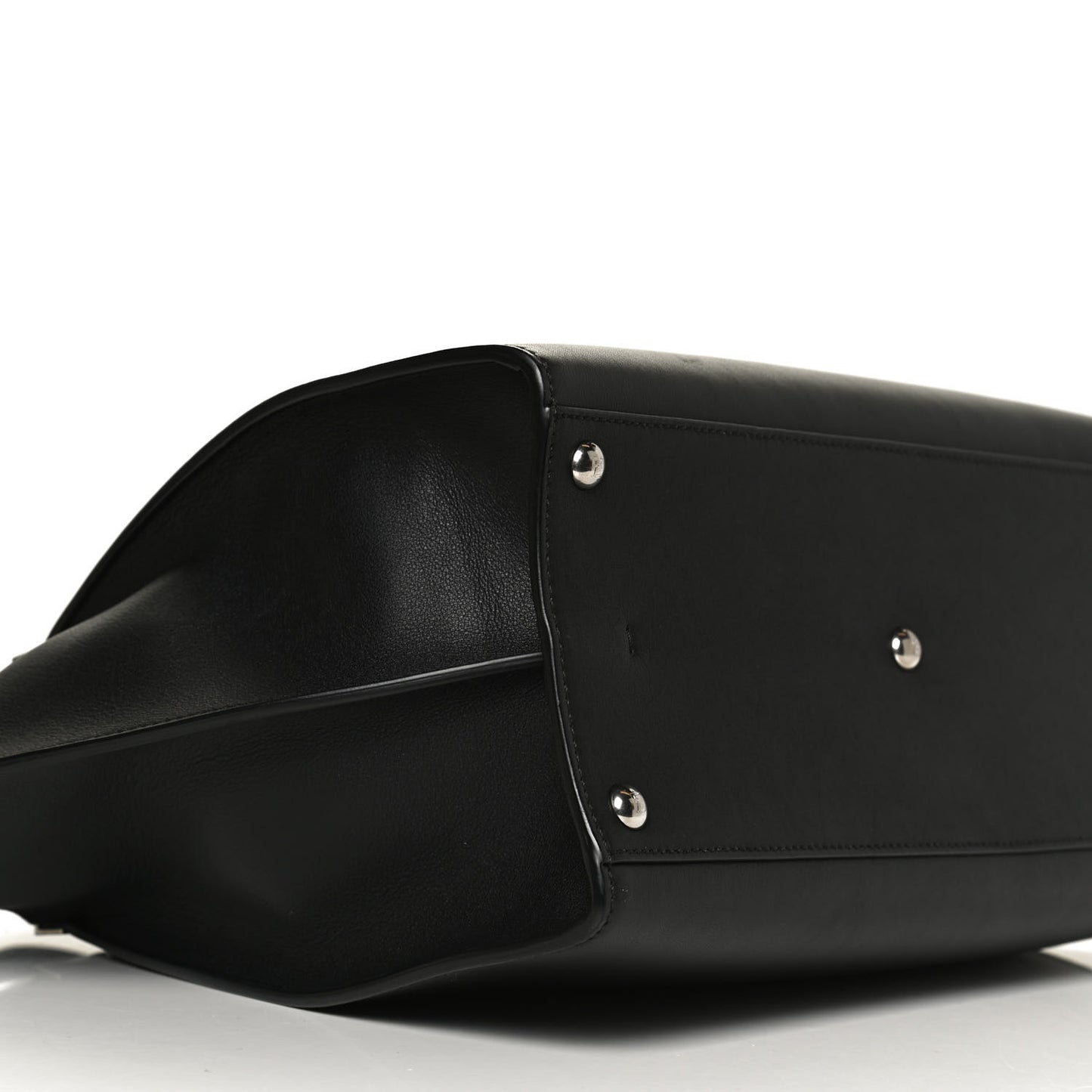 Vitello Dolce Shiny Nappa Petite 3Jours Tote Black