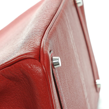 Hermes Chevre de Coromandel Birkin 35 Rouge Vif 11 of 26