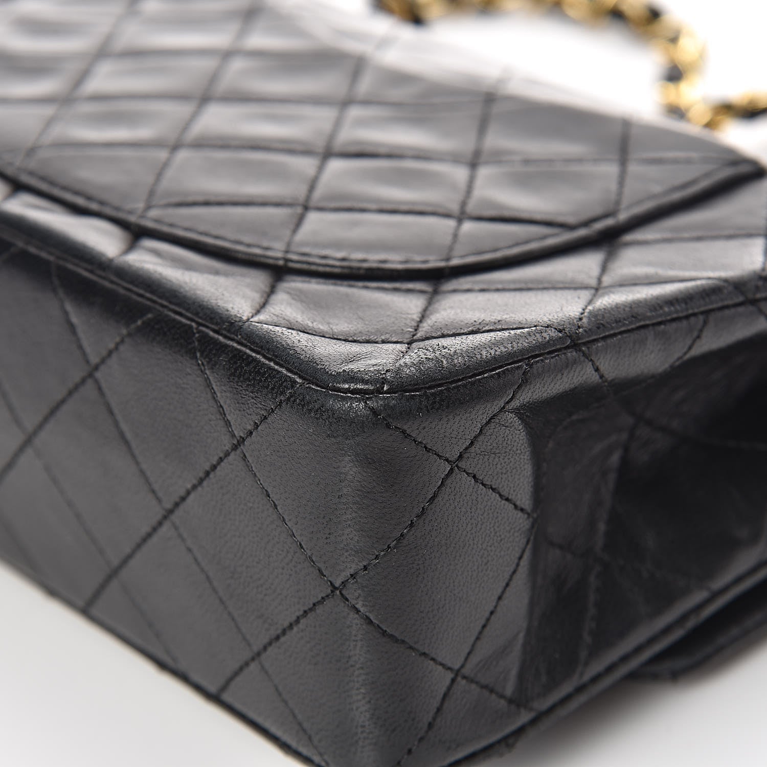 Chanel Lambskin Quilted Small Double Flap Black 15 of 23