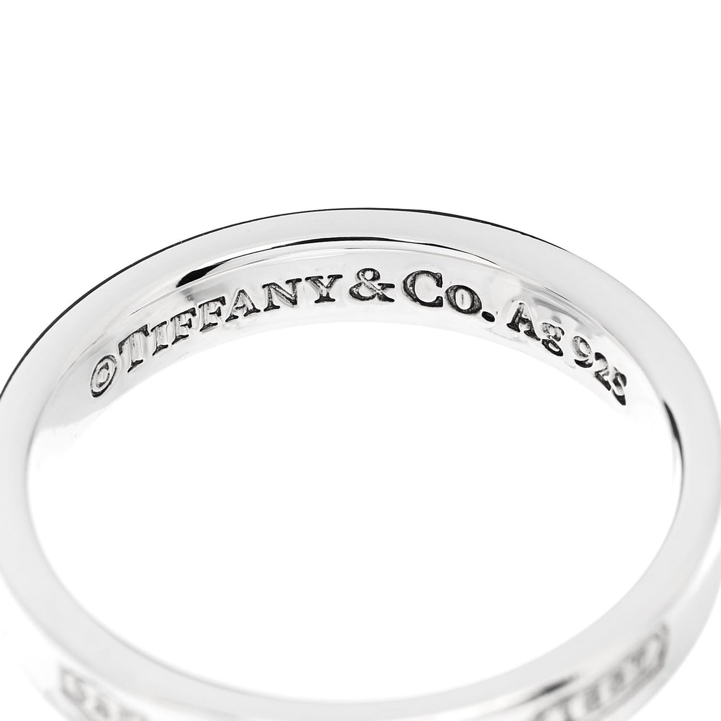 Sterling Silver Narrow 1837 Band Ring 60 9.25