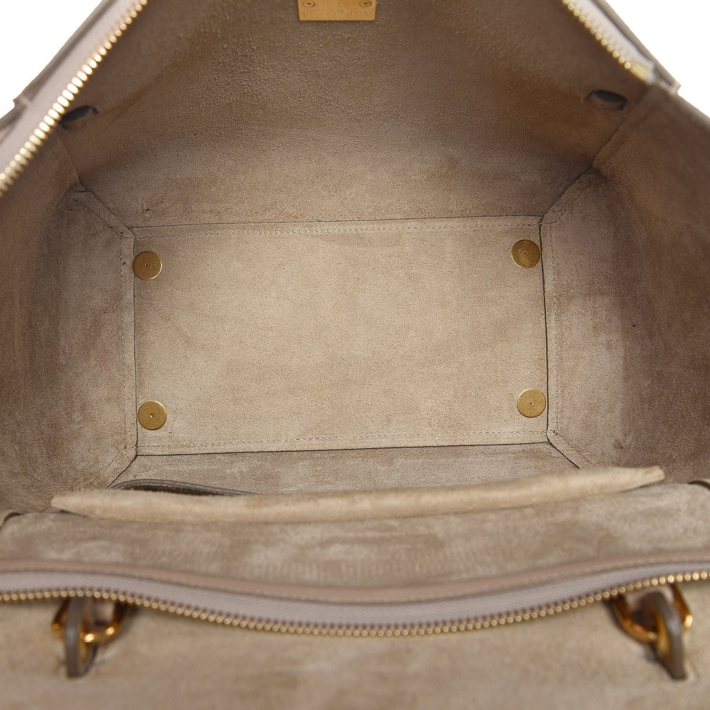 Grained Calfskin Mini Belt Bag Light Taupe