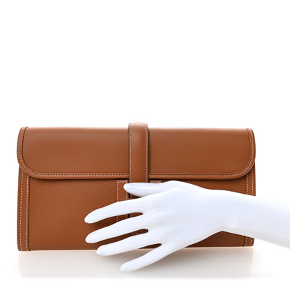 Hermes Evercolor Jige Elan 29 Clutch Gold 2 of 7