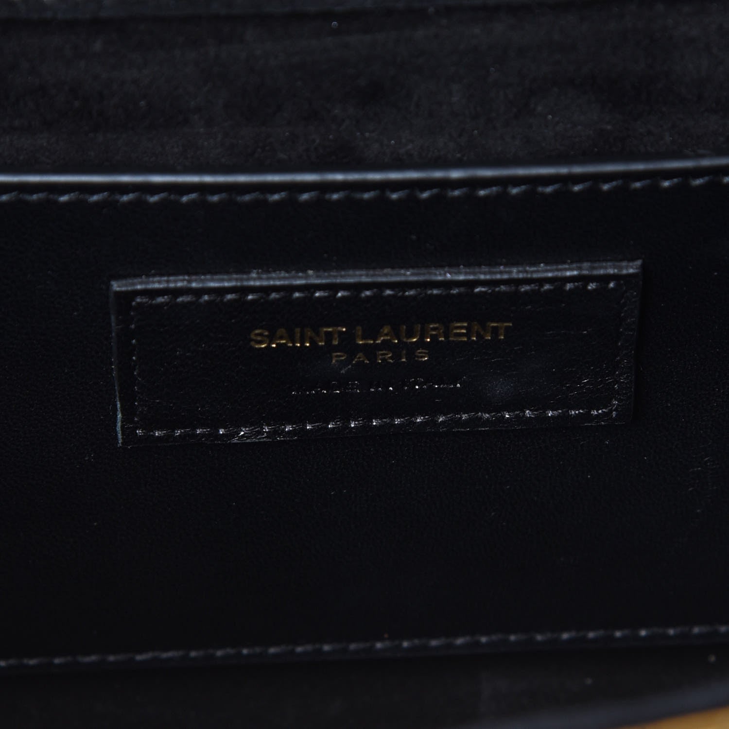 Saint Laurent Metallic Calfskin Monogram Cassandre Clutch Ciad 9 of 10