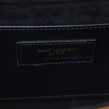 Saint Laurent Metallic Calfskin Monogram Cassandre Clutch Ciad 9 of 10