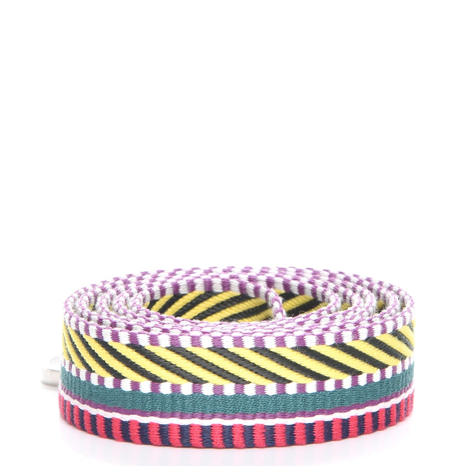 Hermes Toile Swift 25mm Sangle Cavale Shoulder Strap Multicolor Noir 2 of 6