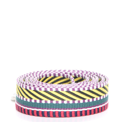 Hermes Toile Swift 25mm Sangle Cavale Shoulder Strap Multicolor Noir 2 of 6