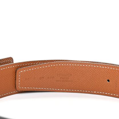 Hermes Swift Epsom 32mm H Belt 90 Black Gold 3 of 4