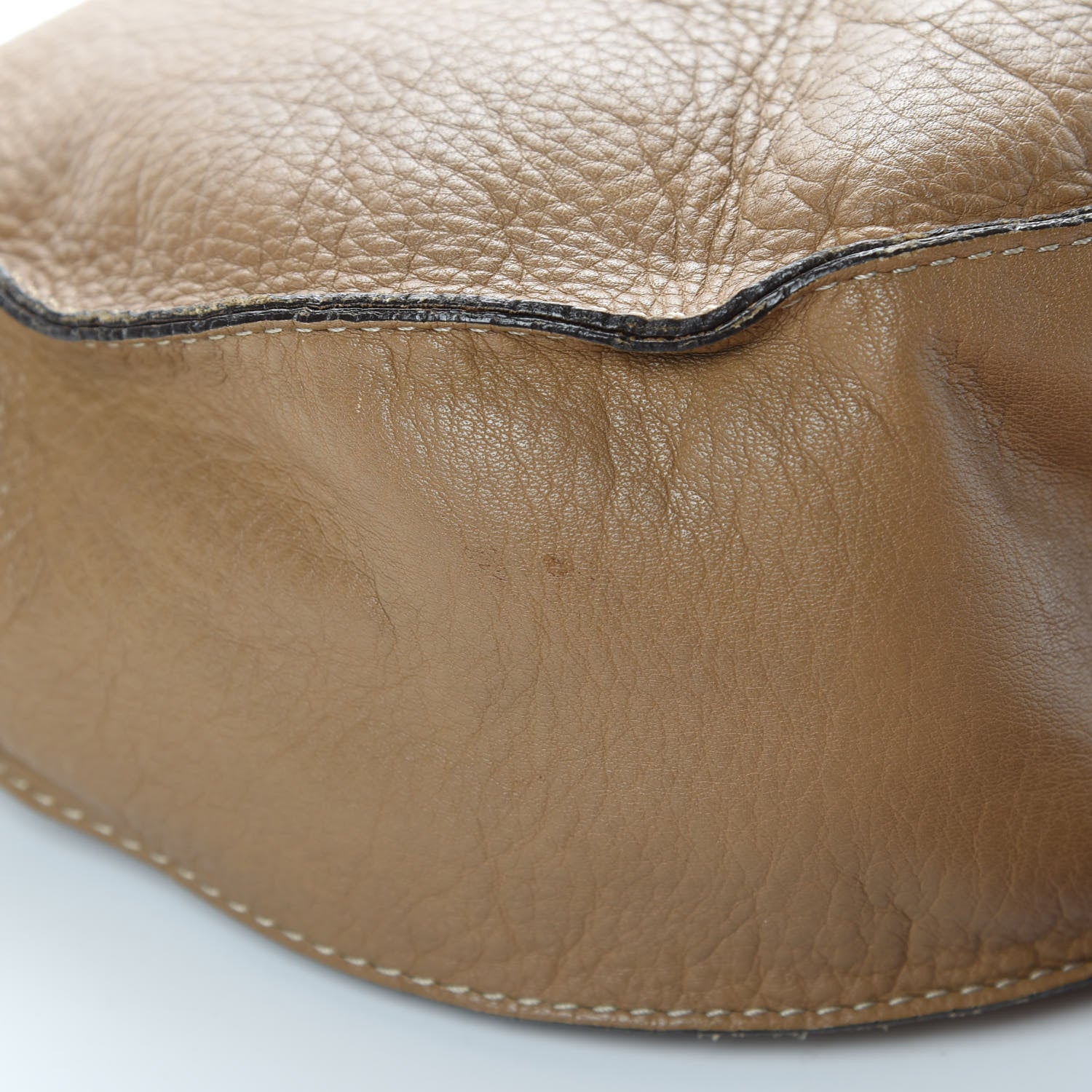 Chloe Calfskin Medium Marcie Round Zip Crossbody Bag Nut 15 of 18