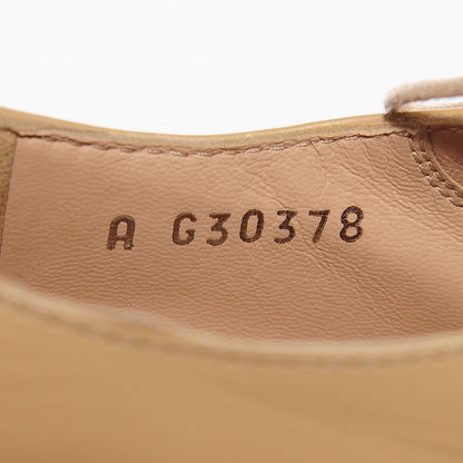 Chanel Calfskin Chain Lace Up Oxfords 38.5 Beige Clair 8 of 15