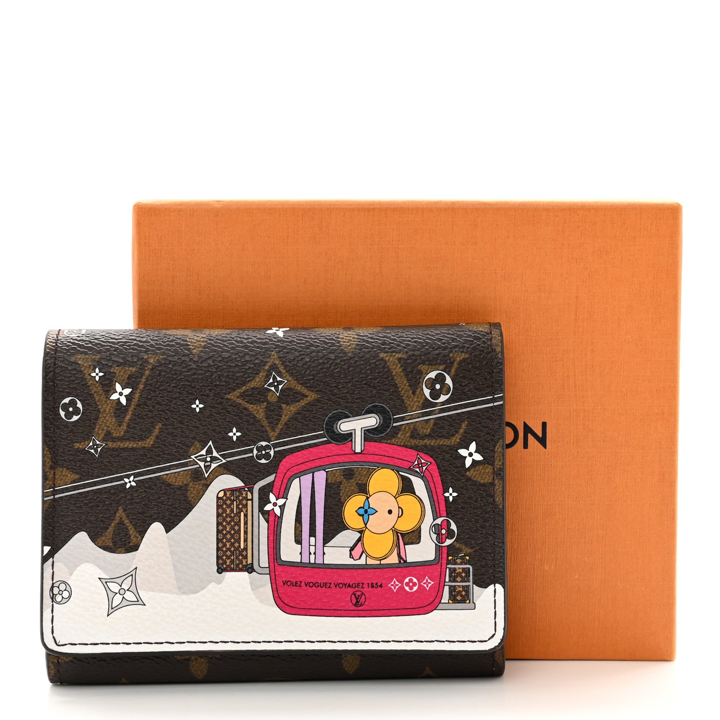 Monogram 2019 Christmas Animation Victorine Wallet Fuchsia