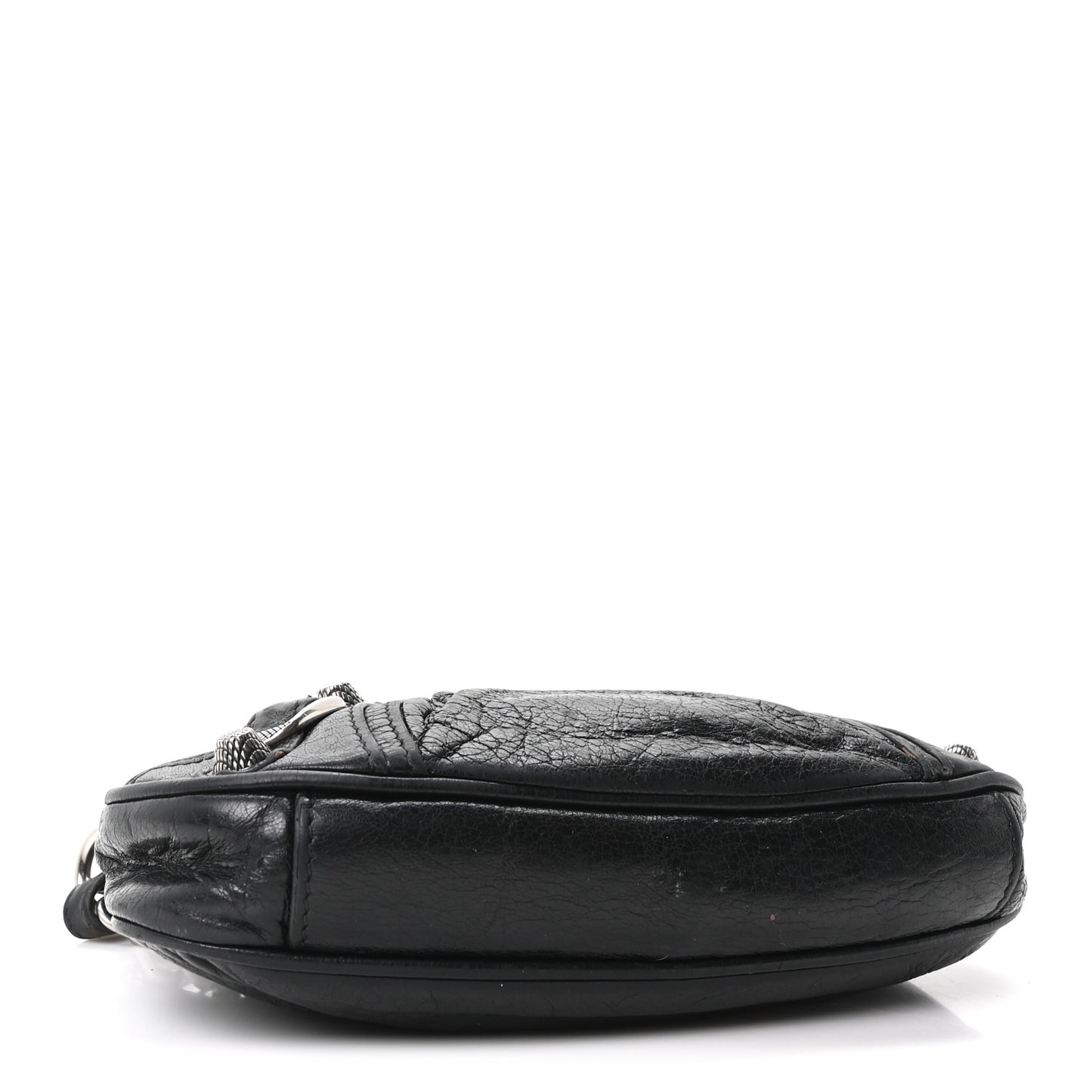 Agneau Arena Le Cagole Mini Purse With Chain Black