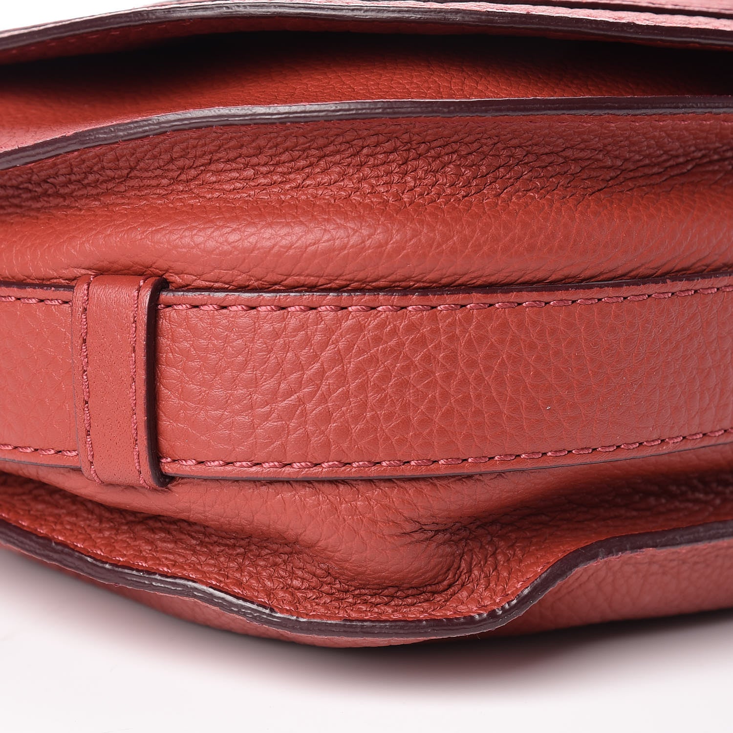 Chloe Calfskin Medium Marcie Round Crossbody Bag Berry Cupcake 10 of 14