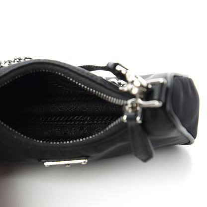 Prada Tessuto Nylon Mini Re-Edition 2000 Shoulder Bag Black 5 of 11