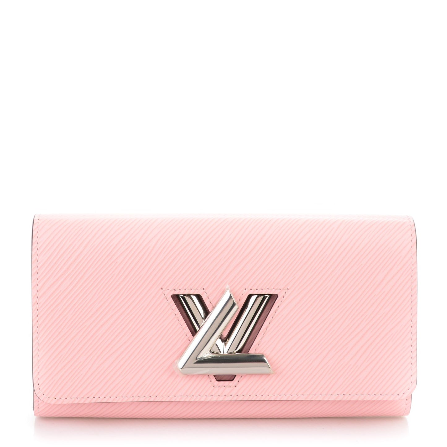 Epi Twist Wallet Rose Ballerine