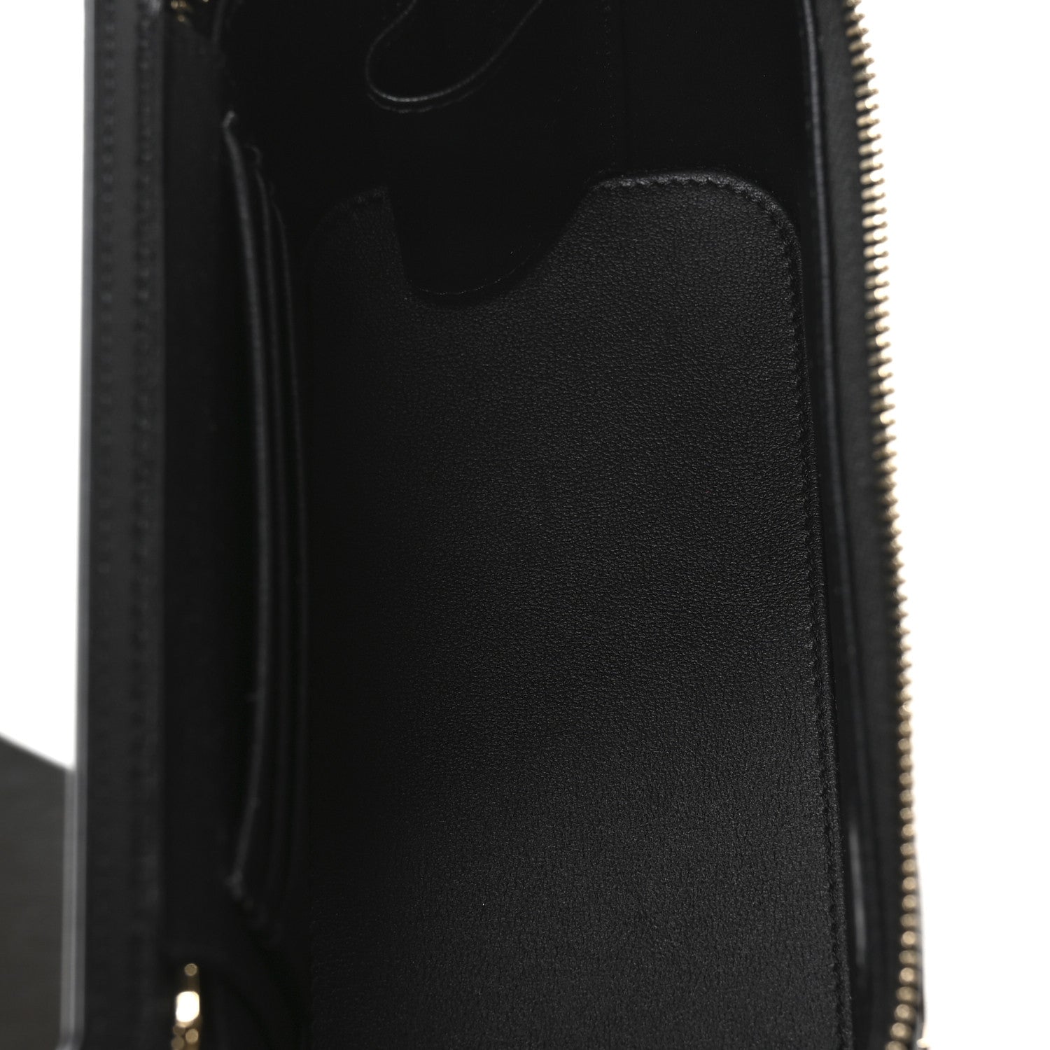 Chanel Lambskin Enamel Quilted Roller Skate Small Vanity Case With Chain Black 6 of 11
