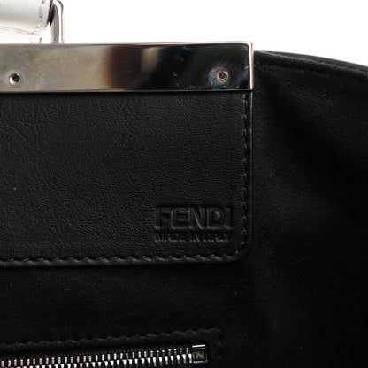 Fendi Vitello Circuit Inlay Large 3Jours Tote Black Multicolor 6 of 8