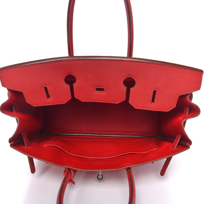 Hermes Epsom Birkin 35 Rouge Garance 5 of 14