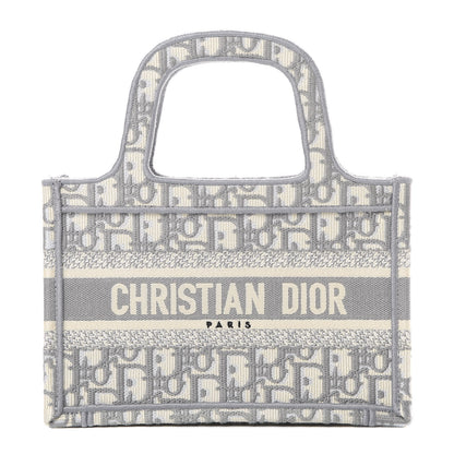 Christian Dior Oblique Mini Book Tote Grey Multicolor 1 of 11