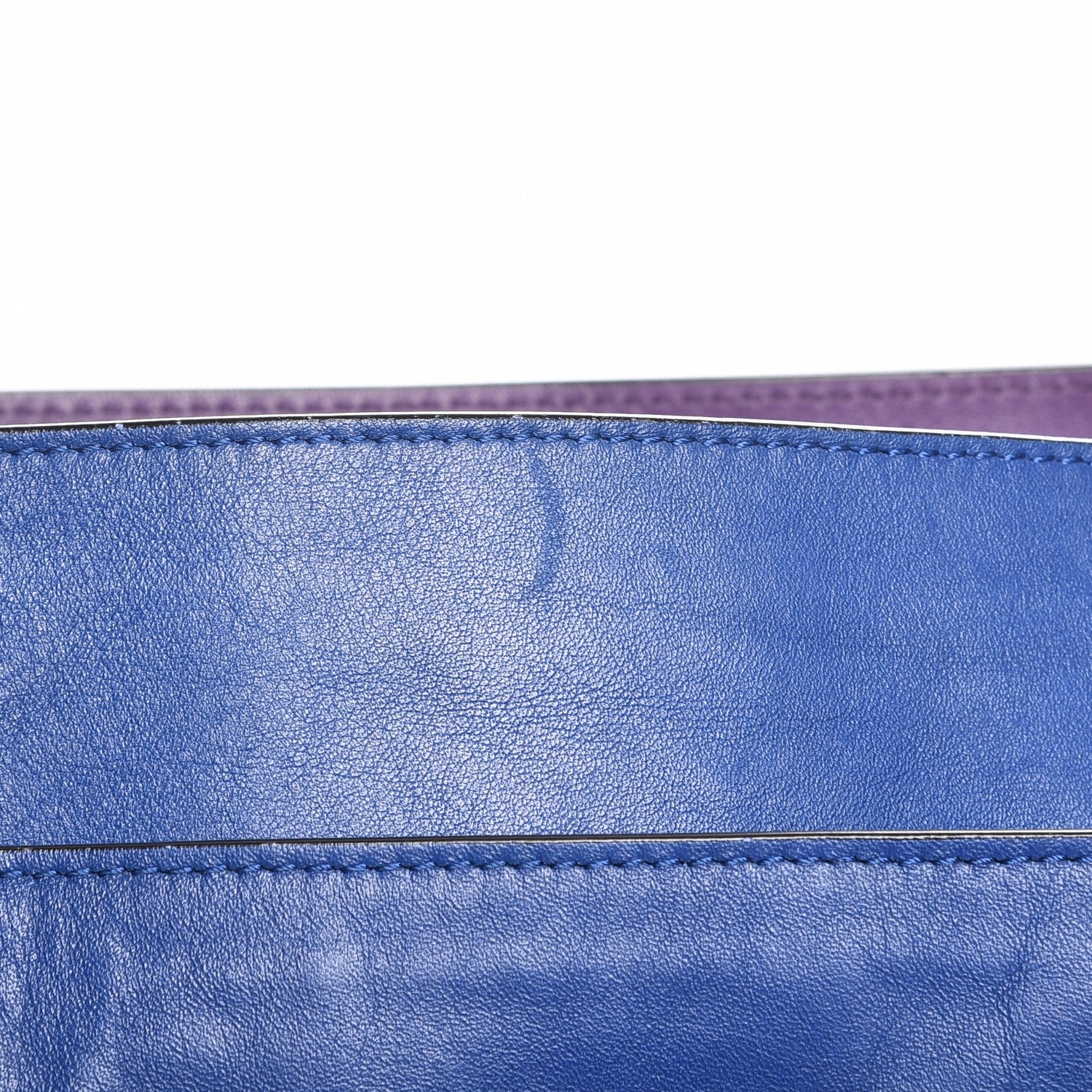 Proenza Schouler Lambskin Medium Double Sided PS1 Satchel Royal Blue Veruca Salt 11 of 12