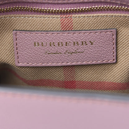 Burberry Soft Grain Calfskin Small Buckle Tote Dusty Pink 6 of 10