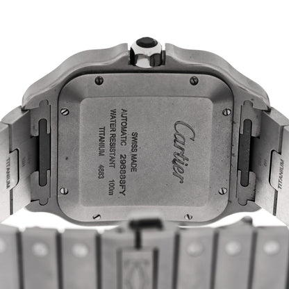 Cartier Titanium 39.8mm Santos De Cartier Automatic Watch 4 of 5