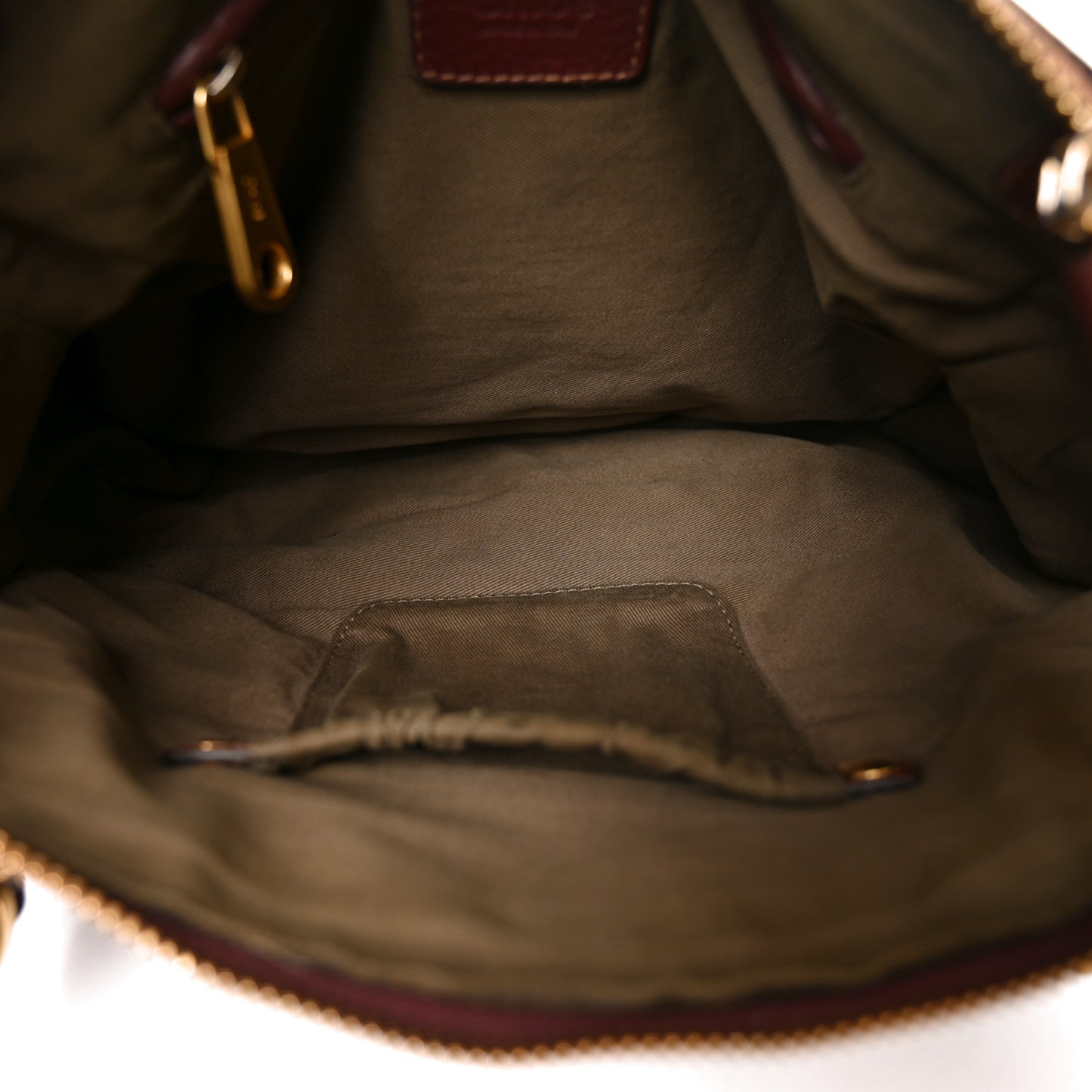 Calfskin Large Marcie Satchel Garnet