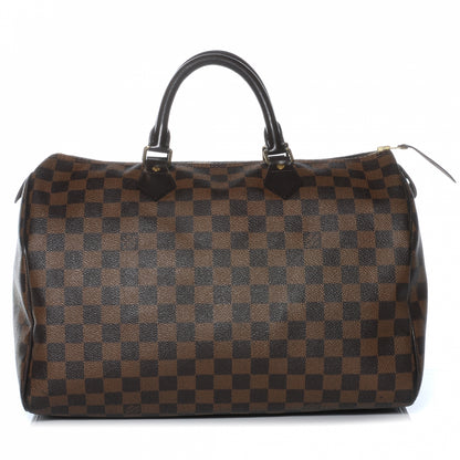 Louis Vuitton Damier Ebene Speedy 35 1 of 7