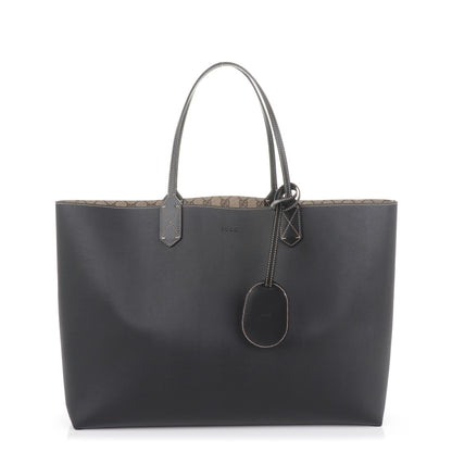 Gucci GG Supreme Monogram Large Reversible Tote Beige Black 1 of 6