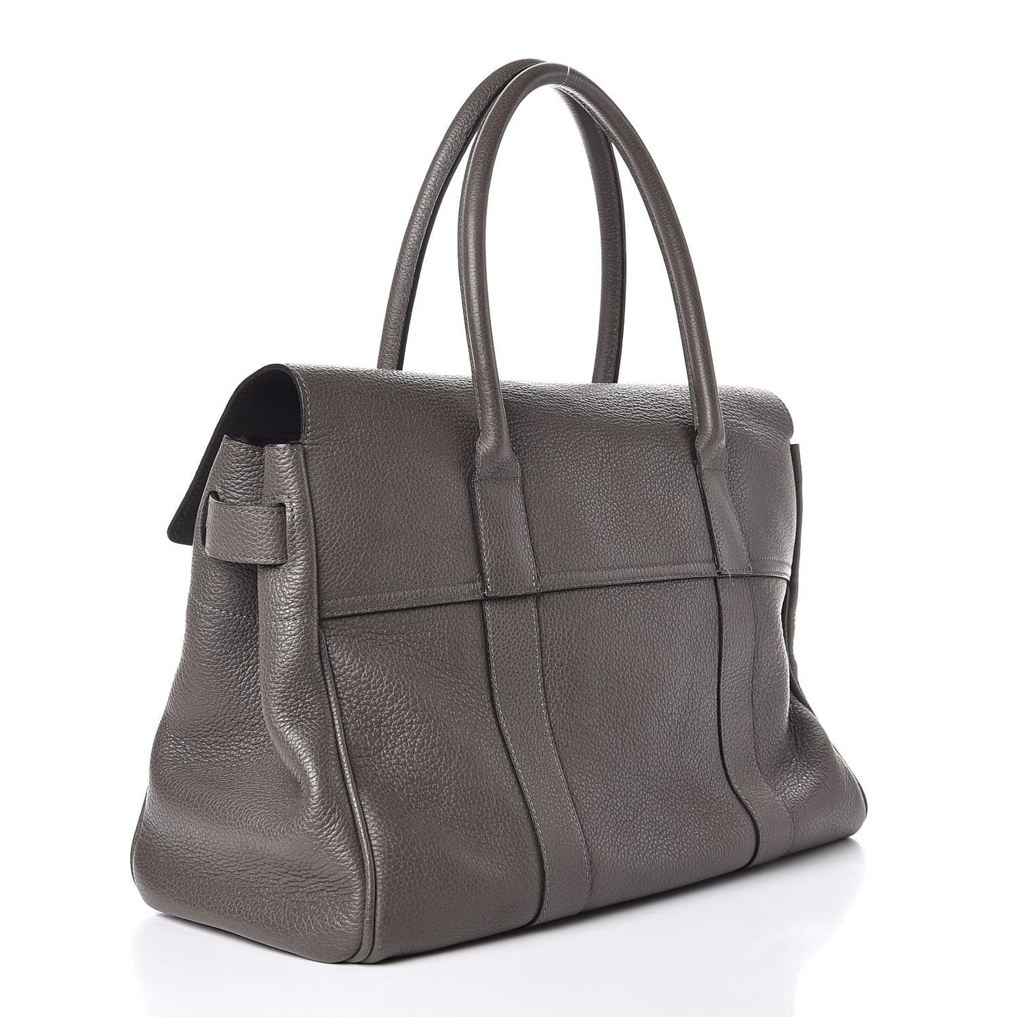 Classic Grain Medium Bayswater Satchel Mole Grey
