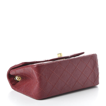 Chanel Aged Calfskin Quilted 2.55 Reissue Mini Flap Red 4 of 11