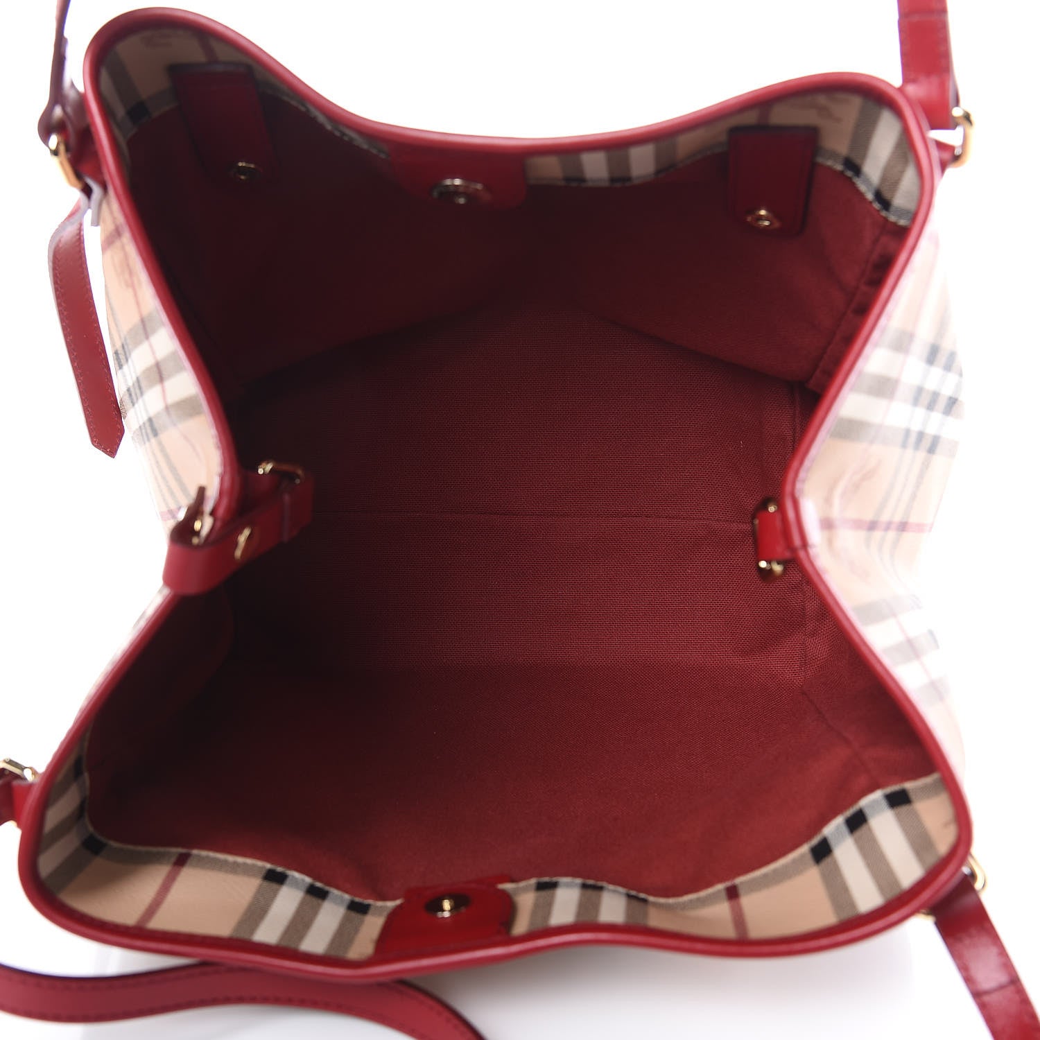 Burberry Haymarket Check Small Canterbury Parade Red 6 of 13