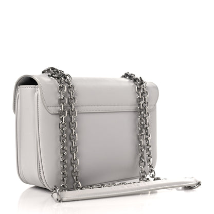 Celine Shiny Calfskin Medium C Bag Pale Grey 3 of 9