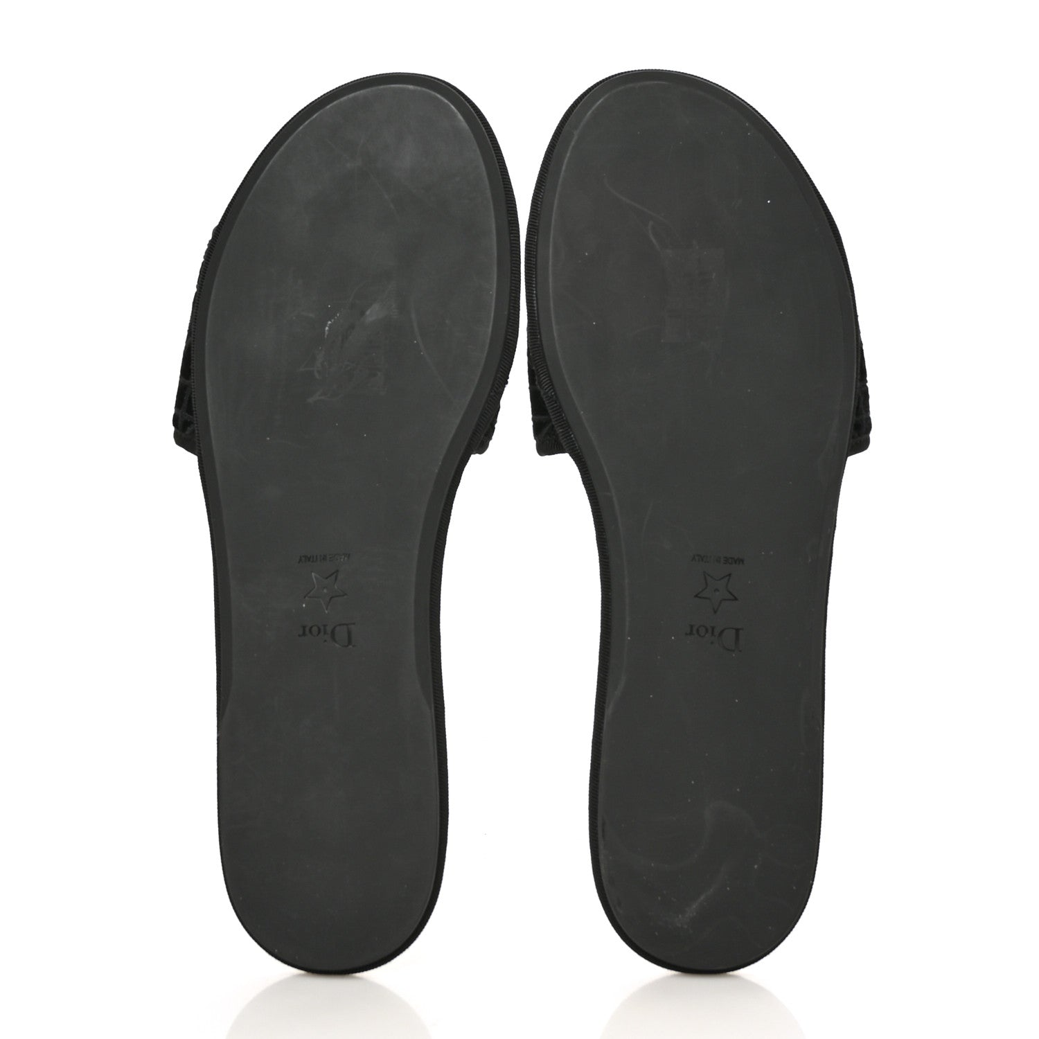 Christian Dior Velvet Cannage Chez Moi Slide Sandal 42 Black 5 of 8