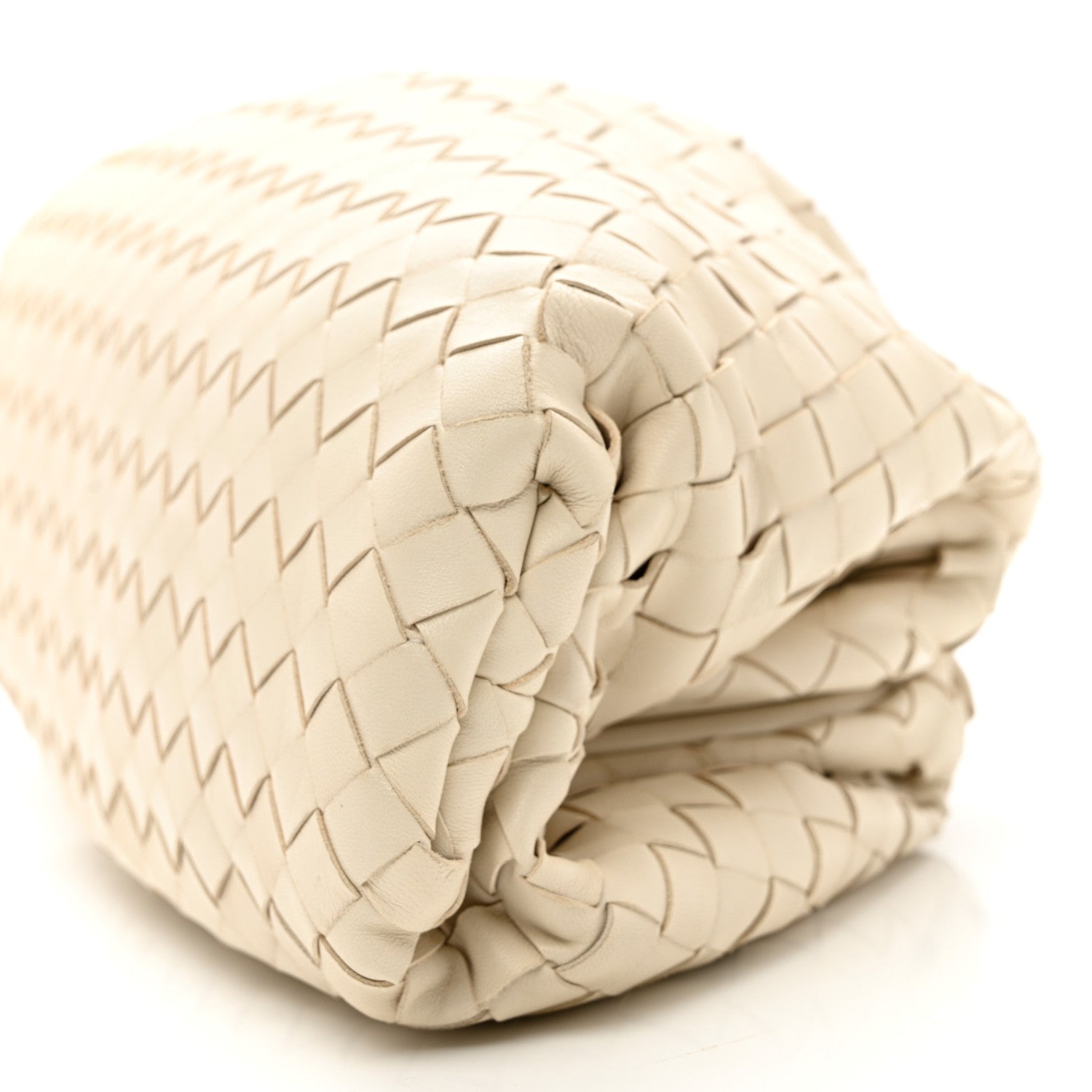 Bottega Veneta Nappa Maxi Intrecciato The Pouch Oversized Clutch Plaster 8 of 8